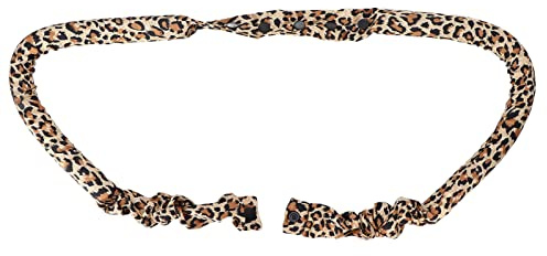 Für hitzfreie Curling -Stangen -Stirnband, für DIY Lockenrollen, Eva Foam Weiche Baumwolle, für das schlafende Haarstyling -Werkzeug (Leopardendruck)