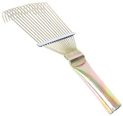 KOMBIUDA Metall Pferdehaarbürste zum Entfernen von Pferdehaaren mit Feiner Schleiffunktion und Robustem Design zum Kämmen und Bürsten von Esel und Rind