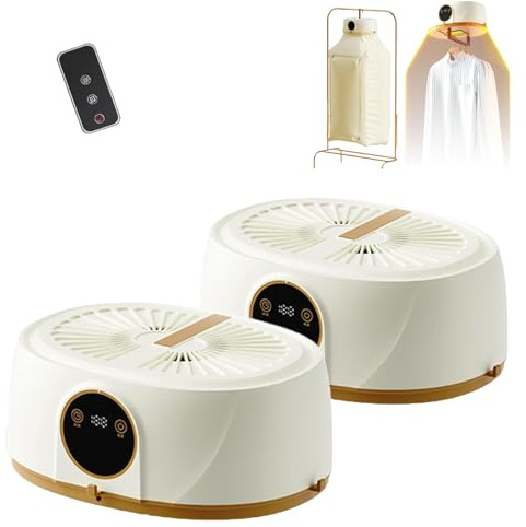 Plancha automática, vaporizador vertical de prendas, secadora de ropa portátil, vaporizador de prendas, plancha de vapor inalámbrica, for el hogar(2Pcs)