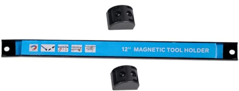 Operitacx Magnetleiste zur Werkzeugaufbewahrung 30cm aus Stabilem Metall Magnetischer Schraubenschlüsselhalter für Garage und Werkstatt Erweiterbar und Montagefertig