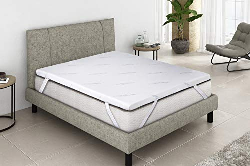Imperial Confort - Topper viscoélastique - Idéal pour soulager Les tensions Musculaires et Les Points de Pression - Épaisseur 5 cm - 90 x 200