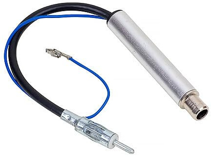 Audioproject A190 - Antennenadapter Phantomeinspeisung ISO - DIN passt zu Audi Seat Skoda VW Peugeot Citroen Ford FIAT 150 OHM