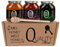 Quality Roasters COFFEES Miel d'abeille cru 100% pur. sans pasteurisation ni chauffage. Pack cadeau et dégustation 3x500g. Bocal en verre. Origine Espagne. distributeur en bois.