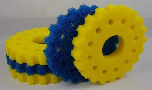 Pondlife Ersatz-Filterschwämme für Druckfilter - CPF-20000 2X blau (grob), 3X gelb (fein)