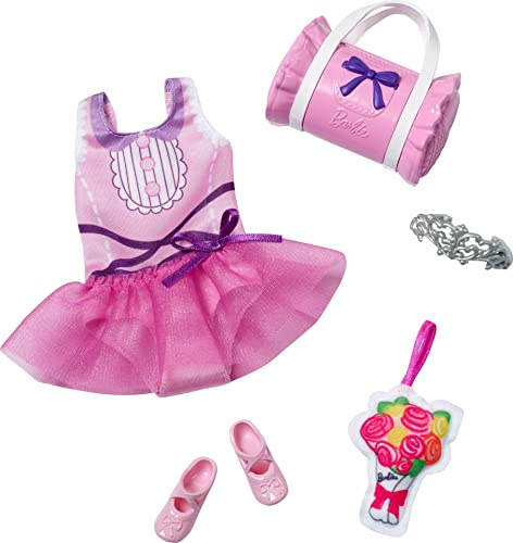 Barbiekläder, förskoleleksaker, mitt första modepaket, tutu-trikåer, enkel påklädnad, balett- och danstillbehör