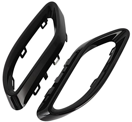 Yosoo W213 Auspuffblende Schwarz Auspuffblenden-Abdeckung, Yosoo, Glänzend Schwarz Auspuffblenden-Abdeckung, Ersatz für A B C E GLC CLS-Klasse W177 W247 W205 W213 X253 C257