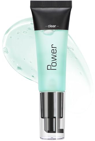 Erinde Hydrating Jelly Primer Makeup, Power Grip Face Foundation Gel, Long Lasting Moisturizing Primer Gesicht, Full Coverage Cosmetics Primer, Milk Makeup Primer Gel (Clear)
