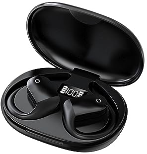 Écouteurs sans fil Bluetooth Sport intra-auriculaires Bluetooth Écouteurs de sport intra-auriculaires avec étui de chargement Affichage LED Bluetooth Casque avec arceau Réducteur de bruit Écouteurs