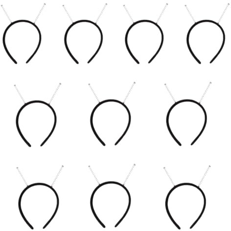 KAHDGSS Serre-tête uni avec ressorts pour concours de beauté, bal de fin d'année, bandeau décontracté pour femmes, hommes, filles, écolières