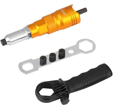 Hoteche Rivet Gun Adapter Kit Cordless Drill Riveter Tool Rivet Attachment for Power Drill