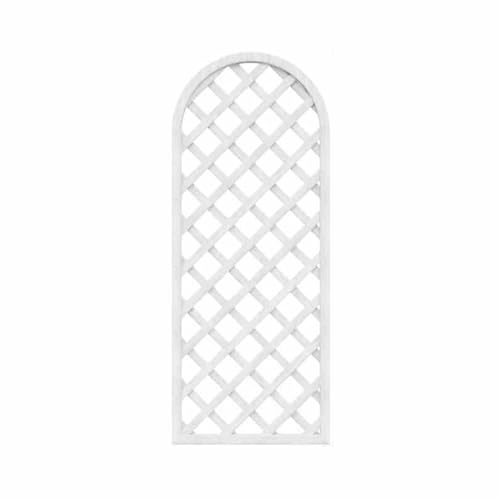 CQCCQ Sichtschutzzaun aus Holz, dekoratives Paneel for den Außen- oder Innenbereich, Pflanzenstützrahmen, for Terrasse, Deck, Rasen, Garten, Hinterhof(White,60x150cm)