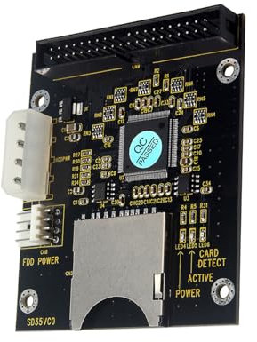 Adattatore per scheda di memoria SD a hard disk IDE da 3,5, convertitore di espansione, 40 pin