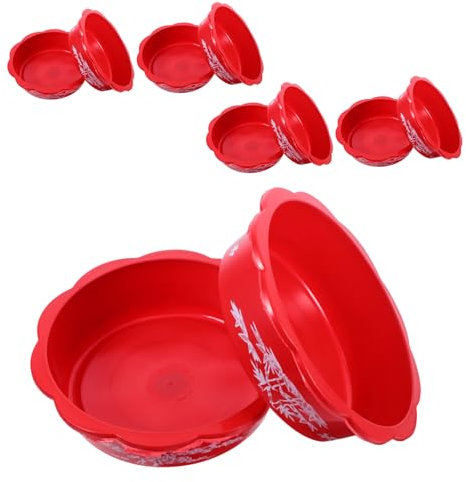 Warmhm 10 Pièces Pots de Fleurs Hydroponiques Plastique Ronds Décoratifs pour Narcisses Nénuphars et Lotus Contenants Idéaux pour Maison Jardin