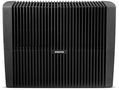 Venta Luftbefeuchter LW45 Classic Original, bis 68 m², sehr leise 20 dB(A), energieeffizient 2 Watt, großer 10 l-Tank, hygienische Kaltverdunstung ohne Filter