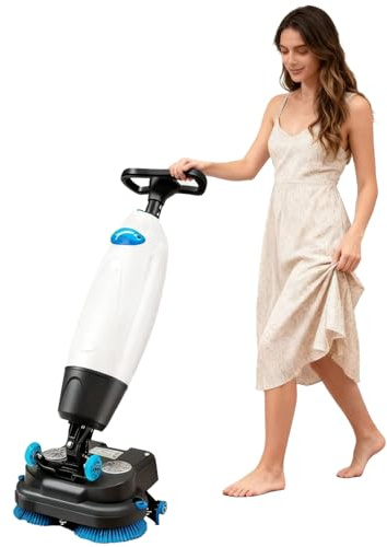 SEDAMORALLY Laveuse de Sol Industrielle 3-en-1, Autolaveuse Portable à Batterie Lithium, Nettoyage Rapide et Efficace pour Carrelage, Bois et Sols Commerciaux