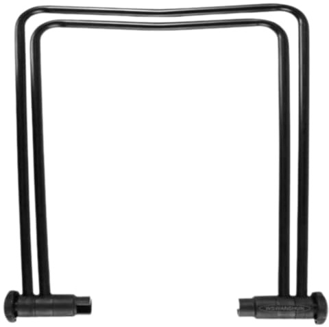 JOINPAYA Bike Stand Parking Cycle Rack Folding Parking Rack Metal Black Rear Wheel Clamp Quick-release Clamp for Bike