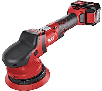 Flex Akku-Exzenterpolierer 18,0 V XFE 15 150 18.0-EC/5.0 P-Set, 15 mm Polierhub, Leerlaufdrehzahl 2300 - 3800 1/min, hohe Laufruhe 461237