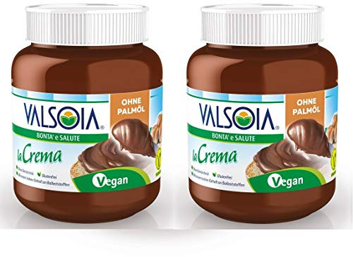 Valsoia la Crema | la crema vegana a diffusione 2x400g | Crema alla nocciola |