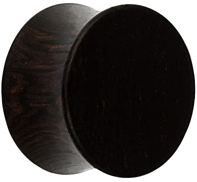 Treuheld® | Holz Ohr Plug | Schwarz | Double Flared