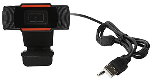 Zunate Webcam USB con Microfono, Webcam Ad Alta Definizione 720P Fotocamera per Computer USB con unità Libera, Compatibile per 7/10/XP/per OS X/per Android5.1