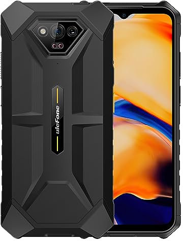 Ulefone ARMOR X13 Android 13 Rugged Smartphone, Helio G35 12GB+64GB, 6320mAh Battery, 50MP Underwater Camera(24MP IR Night Vision), 6.52 IP68 Outdoor Mobile Phone, DUAL SIM, 3-Card Slot, NFC Black
