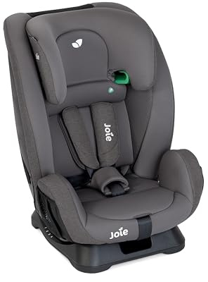 Joie Fortifi™ R129 Kindersitz, i-Size, vorwärtsgerichtet, 4 Liegepositionen, einfache Gurtbefestigung, GrowTogether™-Kopfstütze – 15 Monate bis 12 Jahre (76–145 cm) (THUNDER)