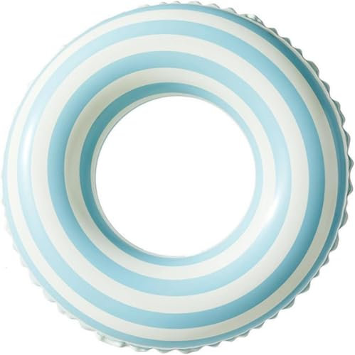 Aufblasbarer Schwimmring, Cartoon Wasserspielring, PVC Schwimmreifen, Schwimming Ring Erwachsene, Luftmatratze Schwimmreifen Aufblasbar, Schwimmring Röhre Für Sommerpool Party (Blau)