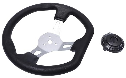 iplusmile Volant De Karting En Pu 270Mm Pour Utv Buggy Volant De Remplacement Facile À Installer Sport Universel En PolyuréThane