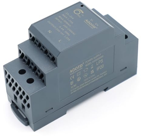 Alimentatore per barra DIN 30W 24V 1.25A Trasformatore 24V progettato per guide DIN