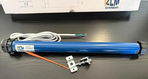 Generico ZCM-Motori per Tapparelle con Portata da 110Kg per Tutti Gli avvolgibili, equipaggiato con Staffa Regolabile e Chive dedicata, (55-NM)