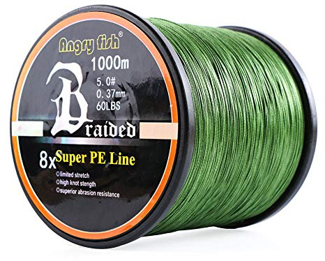 L PATTERN 8 Fach Geflochtene Angelschnur Stark Ziehen Angelschnur 500M/1000M PE Glatte Salzwasser Süßwasser Angelsehne für Barsch, Hecht, Zander Angeln