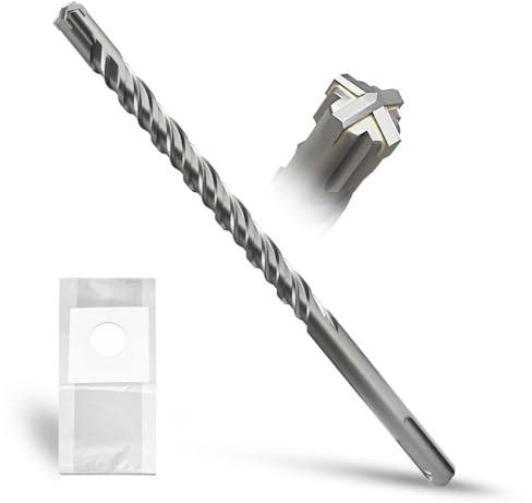 METOTY SDS Plus Bohrer 12mm×210mm，Steinbohrer,Hammerbohrer,Betonbohrer,Für Stein,Beton,Naturstein,Ziegelmauer