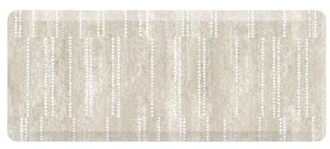 House of Noa Nama Standing Mat – Anti-Fatigue Kitchen Mats for Floor, Cushioned & Non-Slip Kitchen Comfort Mat for Standing, Thick Foam Anti-Fatigue Mat for Kitchen & Workspaces, Aspen Reed 22 x 54