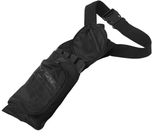 Supvox Kurzversion Pfeilköcher Bogenschießen Large Capacity Outdoor Jagd Köcher mit Verstellbarem Gurt Strap Robuster PVC Oxford Material Tragebeutel für Pfeile