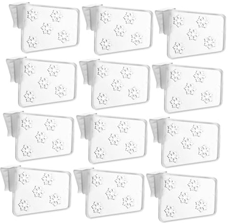 DOITOOL 40Pcs Adjustable Plastic Refrigerator Bin Dividers Storage Organizer for Fridge Side Door, Freezer Shelf Clips and Pantry Drawer Separators for Kitchen and Office