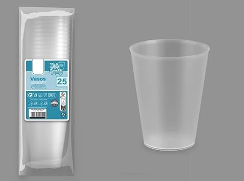 LP Divertissements Lot de 3 - Lot de 25 gobelets incassables Transparents 50cl