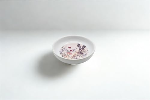 Maison & White Woodland Glade Tea Bag Tidy | for Kitchen & Home | Teabag Dish for Used Tea Bags | Rabbits, Fieldmouse & Floral Designed in The UK