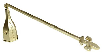 Candle Snuffer Fleur de Lis Design with Matte Gold Finish by Wickman