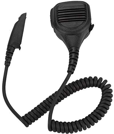 Walkie Talkie Lautsprechermikrofon, Noise Cancelling Langlebiges CB 2-Wege-Radio Externes Lautsprechermikrofon mit PTT für Walkie Talkie PRO5150 / GP338 / GP330 / GP680 / HT750 /