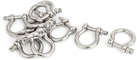 Aexit M8 Edelstahl D Ring Bogen Schäkel U Lock Drahtseil Verschluss 10 Stück (4ed46c5d7e0b4e8f9f014f6180d64af3)