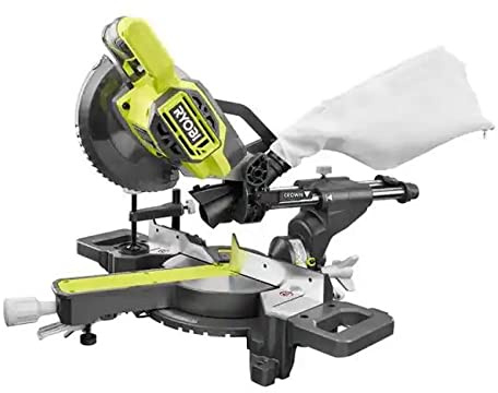 RYOBI ONE+ 18V Cordless 7-1/4 in. Sliding Compound Miter Saw