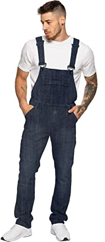 989Zé ENZO Mens Denim Jeans EZD390 Designer Cotton Dungarees Overalls Heavy Duty Waist Sizes 30-50