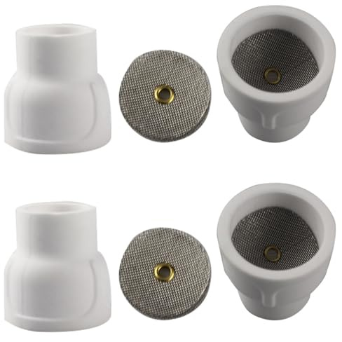 Vaphy #12 Keramik (4er-Pack) weißer WIG-Schweißbecher