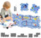 Auto Spielzeug Autorennbahn Spielzeugauto 8pcs DIY-Puzzlebahn für Kinderspielzeug DIY-Route Cars Spielzeug Geschenkspiele für Kinder Spielzeug ab 2 3 4 5 6 Jahren (Raum)
