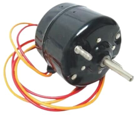 AH451-1 Single Shaft 12 Volts CCW Motor Fits Auxiliary Heater - Non Vented, Without Wheel - Stud Spacing 10-32 ON 2 5/16 - Single Shaft - Rotation Counter Clockwise
