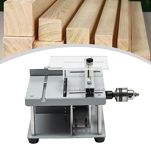 Sierra circular de mesa,Sierra de banco de carpintería DIY,Juego de sierra de mesa eléctrica 10000rpm herramienta de corte plata para producción creativa decoración de carpintería, fabricación