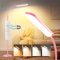 Rosa - Lámpara de pie con pie (18 W, 1800 lm, regulable LED, lámpara de suelo, 2700 K, 6500 K, temperatura de color, con mando a distancia, control táctil, 1 hora, lámpara de pie alto para sala de
