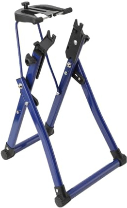 YILIKISS Professional Wheel Truing Stand for Bicycle Maintenance, Foldable Iron and Plastic Bike Repair Stand, Compatible with 24-28 inch Wheels,Suitable for Home and Team Mechanics