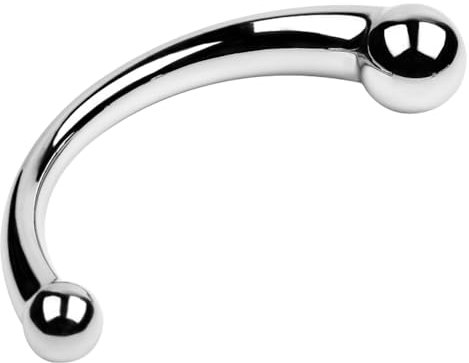 GKLWEJ Dildo Doppio, Dildo Anale in Metallo Massiccio, Dilatatore Vagianle, Dildo Massaggiante, Doppia Estremità, Plug Anale per Donne Uomini Coppia