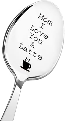 Mama Mum Coffee Spoon Gift for Mom Christmas Birthday Gifts for Mam Mother Retirement Gifts for Mummy Tea Coffee Lover Gifts for Step Mum Love You Gifts for Mum Mummy Gifts for Mommy Spoons